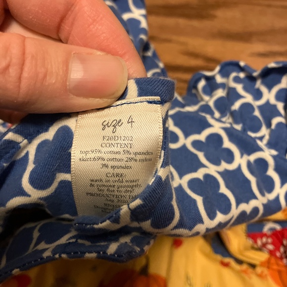 Girls Thanksgiving turkey dress. Fall dress. Eleanor Rose 4T. - Picture 6 of 7